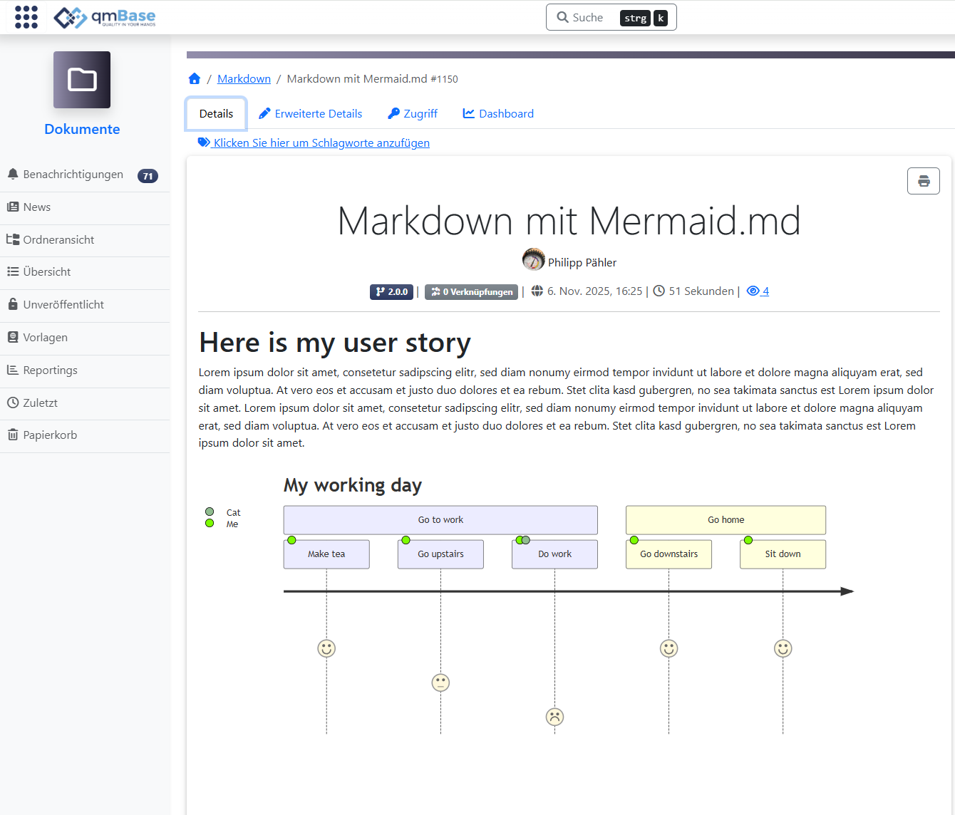 Markdown mit Mermaid